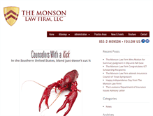 Tablet Screenshot of monsonfirm.com